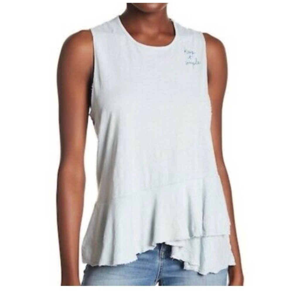 Sundry Keep It Simple Tank Top in Green
